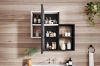 Picture of ROZE Mounted Storage Cabinet with Mirror Door and 4 Open Shelves