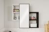 Picture of ROZE Mounted Storage Cabinet with Mirror Door and 4 Open Shelves