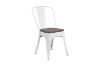 Picture of TOLIX Replica Dining Chair With Solid Pine Wood (Matt White) 