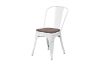 Picture of TOLIX Replica Dining Chair With Solid Pine Wood (Matt White) 