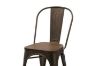 Picture of TOLIX Replica Dining Chair With Solid Pine Wood (Matt Gun)  