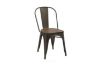 Picture of TOLIX Replica Dining Chair With Solid Pine Wood (Matt Gun)  