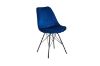 Picture of GAZEL Velvet Dining Chair in Black/Blue/Yellow/Green/Grey/Pink Colour