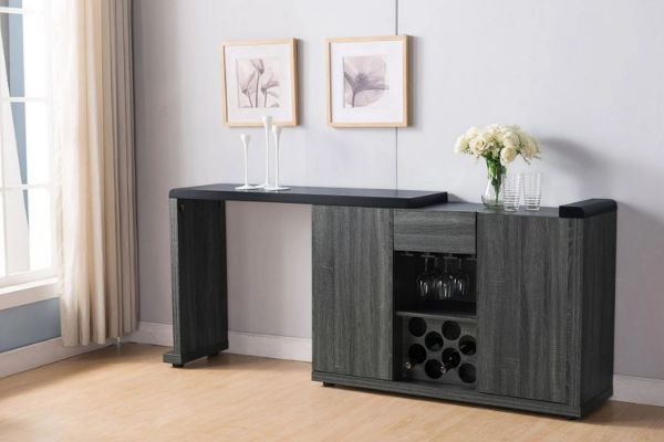 Picture of MYKA 1.3M Extendable Buffet/Sideboard with Wine Rack