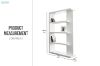 Picture of BRANCO 180cmx120cm Bookcase