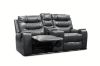 Picture of LAKELAND Reclining Sofa Range with Bluetooth Speaker and LED Lights (Grey)