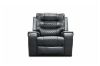 Picture of LAKELAND Reclining Sofa Range with Bluetooth Speaker and LED Lights (Grey)