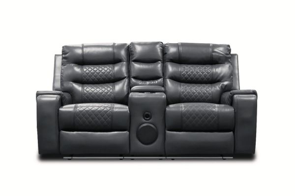 Picture of LAKELAND Manual Reclining Sofa Range - 2 Seat with Cup Holders & Storage & Bluetooth Speaker (2RRC)