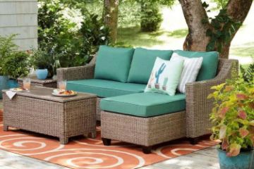 Picture of PACHA Corner Outdoor Lounge Sofa Set with Storage Coffee Table