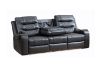 Picture of LAKELAND 3-Seater Manual Reclining Sofa with Drop-Down Cup Holders & Pop-Up Socket