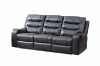 Picture of LAKELAND 3-Seater Manual Reclining Sofa with Drop-Down Cup Holders & Pop-Up Socket