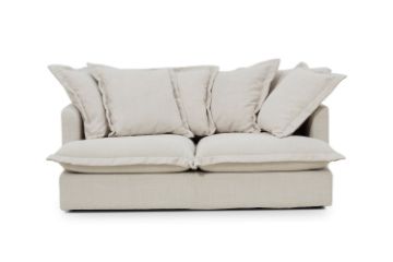 Picture of SPENCER Feather Filled Fabric Sofa Range - 2 Seater