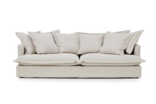 Picture of SPENCER Feather Filled Fabric Sofa Range - 3 Seater