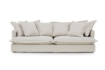 Picture of SPENCER Feather Filled Fabric Sofa Range - 3 Seater