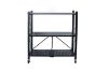 Picture of NNEVL 87cmx71cm 3-Tier Foldable Shelves with Wheels