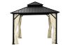 Picture of BROOME 3Mx3M Double Roof Gazebo with Aluminium Stakes (Black)