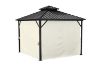 Picture of BROOME 3Mx3M Double Roof Gazebo with Aluminium Stakes (Black)