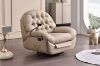 Picture of BAVA 360° Swivel Power Recliner Lounge Chair with Mobile Holder (Beige)