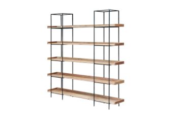 Picture of ELMORE 181cmx180cm 5-Tier Reclaimed Pine Wood  Shelves