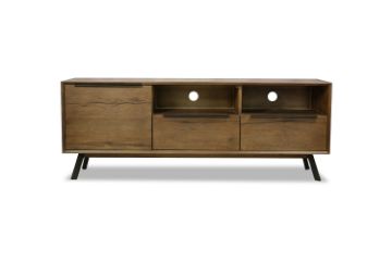 Picture of CLEVEDON 1.6M Solid Oak Wood TV Unit