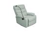 Picture of OLIVIO 360° Swivel Manual Recliner Lounge Chair With Mobile Holder (Light Green)