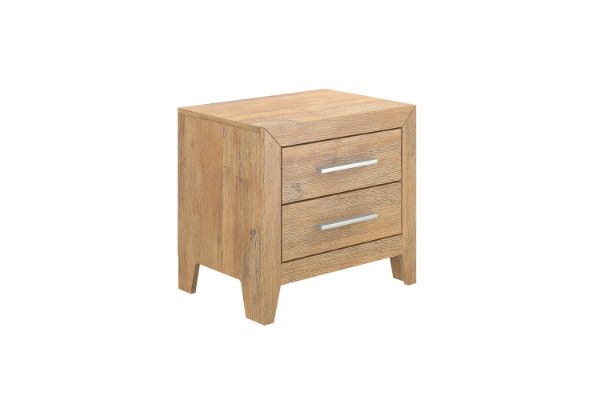 Picture of EMERSON 2-Drawer Solid Acacia Wood Bedside Table