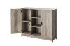 Picture of SIMEON 2-Door Storage Cabinet with Shelves (Oak)