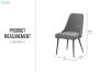 Picture of ALNOOR Fabric Dining Chair (Grey)