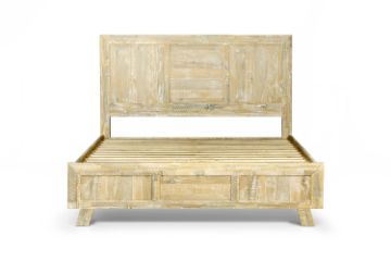 Picture of AKAROA Solid Acacia Wood Bedframe - Super King