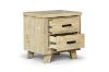 Picture of AKAROA 2-Drawer Solid Acacia Wood Bedside Table