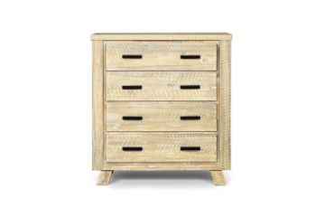 Picture of AKAROA 4-Drawer Solid Acacia Wood Tallboy