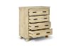 Picture of AKAROA 4-Drawer Solid Acacia Wood Tallboy