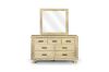 Picture of AKAROA Solid Acacia Wood Dressing Table with Mirror