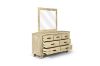 Picture of AKAROA Solid Acacia Wood Dressing Table with Mirror