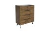 Picture of CLEVEDON 4-Drawer Solid Oak Tallboy