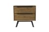 Picture of CLEVEDON 2-Drawer Solid Oak Bedside Table