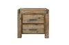 Picture of SPRINGBROOK 2-Drawer Solid Acacia Wood Bedside Table