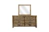 Picture of SPRINGBROOK 6-Drawer Dresser with Mirror (Solid Acacia Wood)