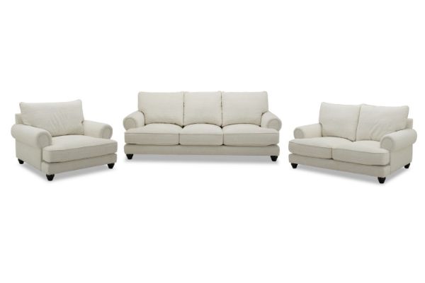 Picture of BALVINO Feather Filled Fabric Sofa Range  - 3.5+2.5+1.5 Sofa Set