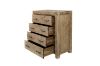 Picture of SPRINGBROOK 4-Drawer Solid Acacia Wood Tallboy