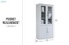 Picture of SPARK Locker 4-Door Metal File Cabinet with Glass Doors