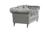 Picture of JOLANDA 3/2 Seater Chesterfield Fabric Sofa Range (Grey)