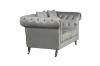 Picture of JOLANDA Chesterfield Fabric 3 Seater Sofa(Grey)