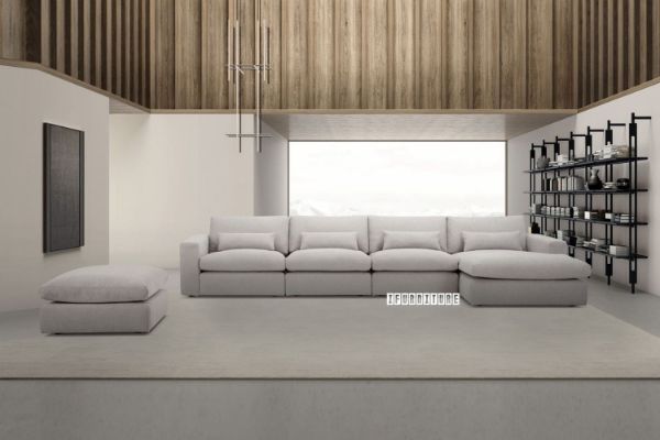 Picture of SIGNATURE Modular Fabric Sofa Range - Dust, Water & Oil Resistant (Light Grey)