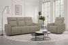 Picture of STORMWIND 100% Genuine Leather Power Reclining Sofa Range (Beige)