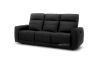 Picture of STORMWIND 100% Genuine Leather Power Reclining Sofa Range (Black)