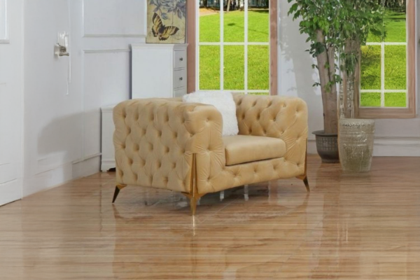 Picture of MANCHESTER Beige Sofa - 1 Seat