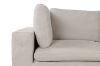 Picture of SUSSEX Memory Foam 4 Seater Extra Large Sofa with Ottoman (Light Grey)