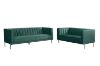 Picture of FALCON Peacock Green Sofa - 3+2 Set