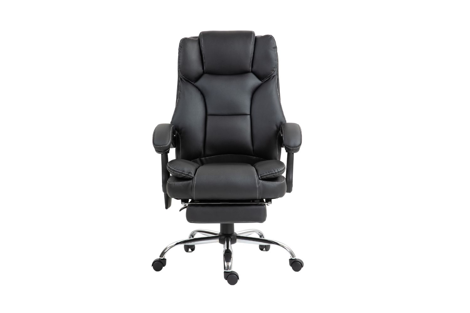 OPTIMUS Height Adjustable Massage Office Chair with Footrest